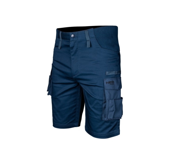 Krótkie spodenki Mix&Match, guma w pasie, granatowe, rozmiar S