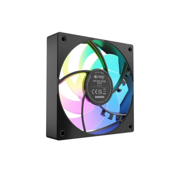 SET OF 3 FANS FURY SAI S12 ARGB PWM BLACK