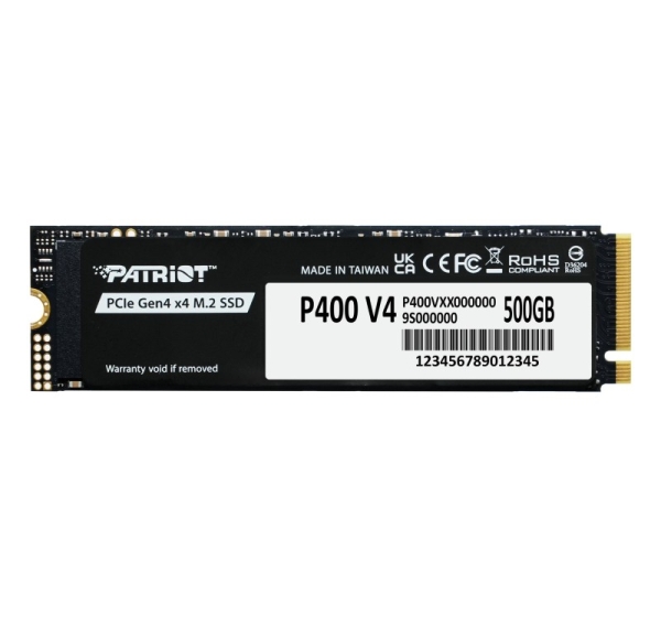 Patriot Memory P400 V4 500 GB M.2 PCI Express 4.0 NVMe