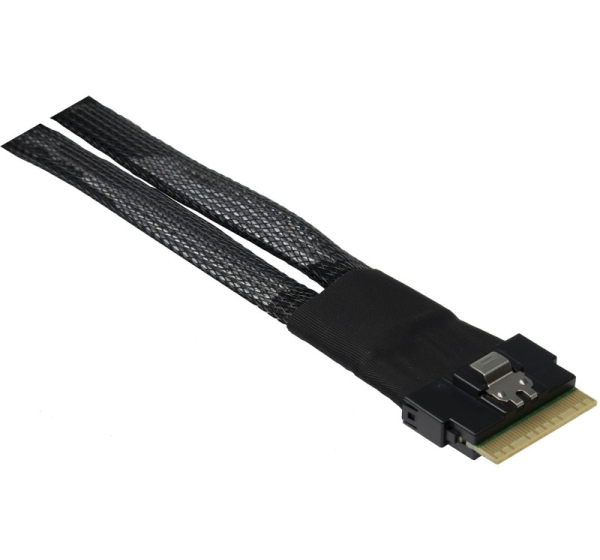 Inter-Tech 88885641 Serial Attached SCSI (SAS) cable 0.75 m 24 Gbit/s Black
