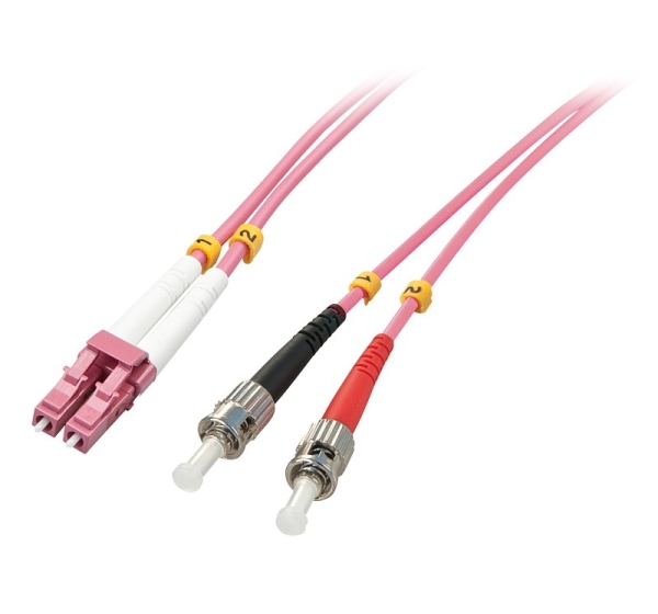 Lindy 46354 InfiniBand/fibre optic cable 10 m LC ST Pink
