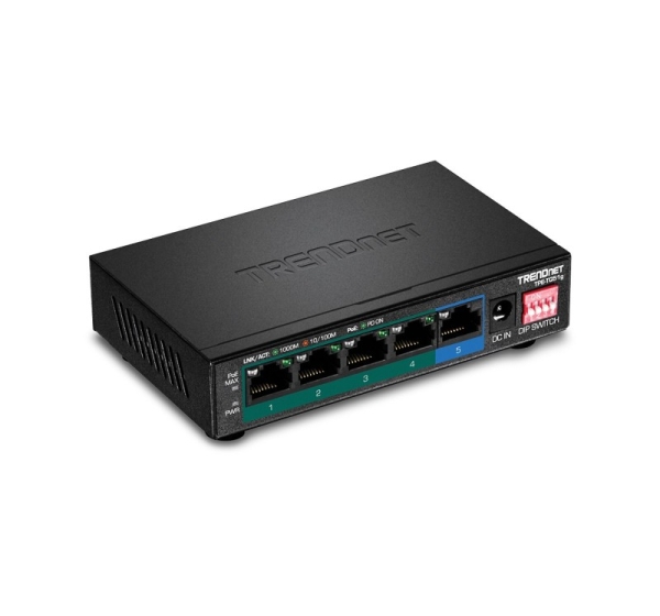Trendnet TPE-TG51G network switch Gigabit Ethernet (10/100/1000) Power over Ethernet (PoE) Black
