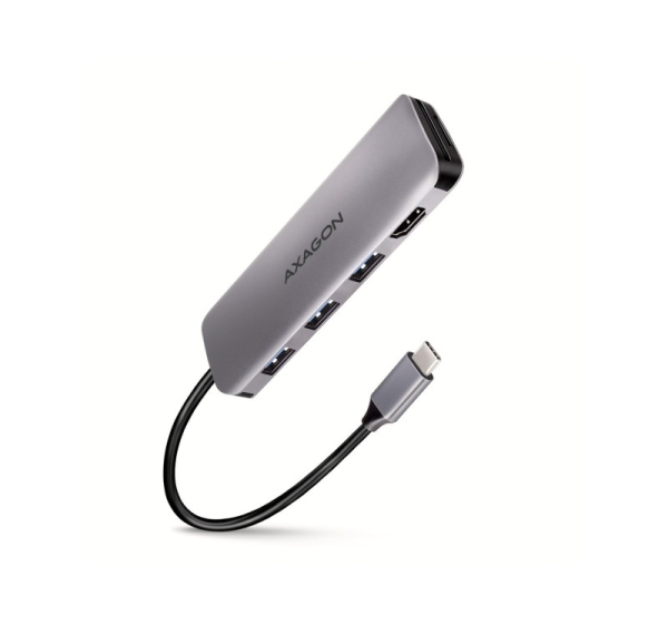I/O HUB USB-C 5IN1/0.2M HMC-HCR3A AXAGON