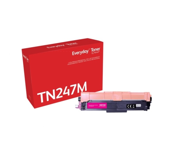 Everyday™ Magenta Toner by Xerox compatible with Brother TN247M, High capacity