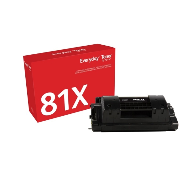Everyday™ Black Toner by Xerox compatible with HP 81X (CF281X), High capacity