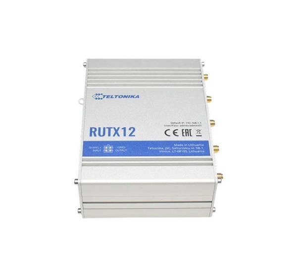 Teltonika RUTX122 Dual LTE Cat 6 Router (RUTX12200000) | Teltonika