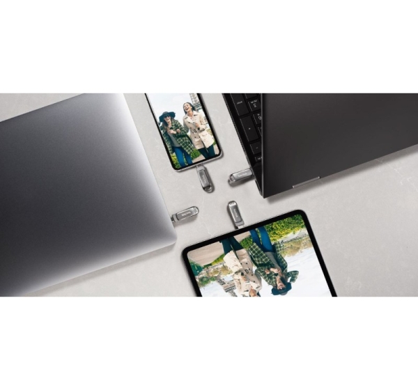 SanDisk Ultra Dual Drive Luxe USB flash drive 32 GB USB Type-A / USB Type-C 3.2 Gen 1 (3.1 Gen 1) Stainless steel