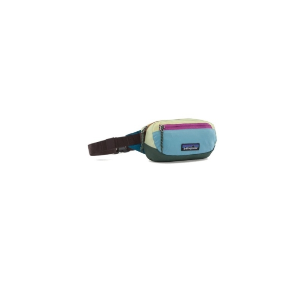 Saszetka terravia mini hip pack-patchwork-snowmelt blue PATAGONIA