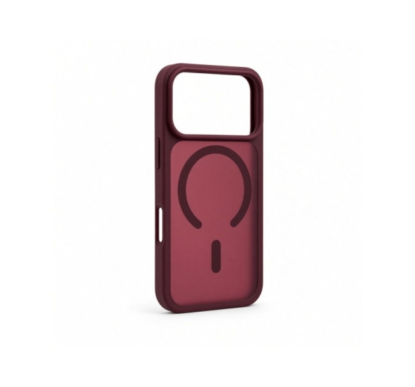 Evelatus Apple  iPhone 18 Pro Silver-Shield Skin Feel 2-in-1 MagSafe Case Burgundy