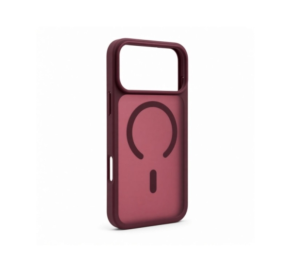 Evelatus Apple  iPhone 18 Pro Max Silver-Shield Skin Feel 2-in-1 MagSafe Case Burgundy