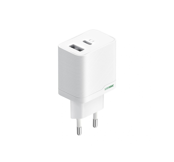 OPPO SUPERVOOC 45W Dual-Port Charger, OSAB4CB4AE, White | Charger