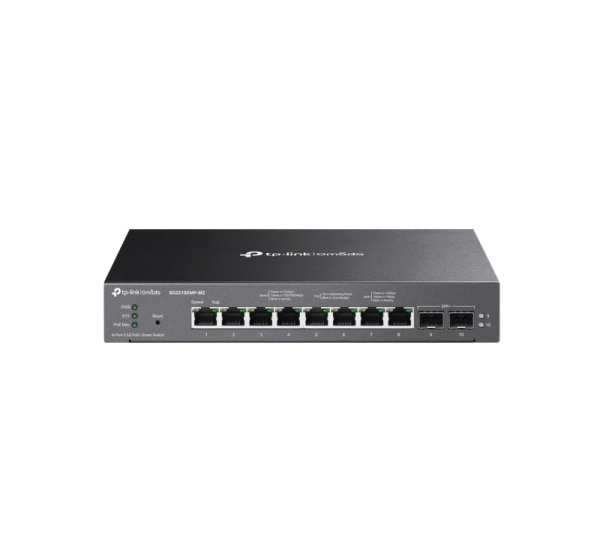 TP-Link Omada 8-Port 2.5GBASE-T and 2-Port 10GE SFP+ Smart Switch with 8-Port PoE+
