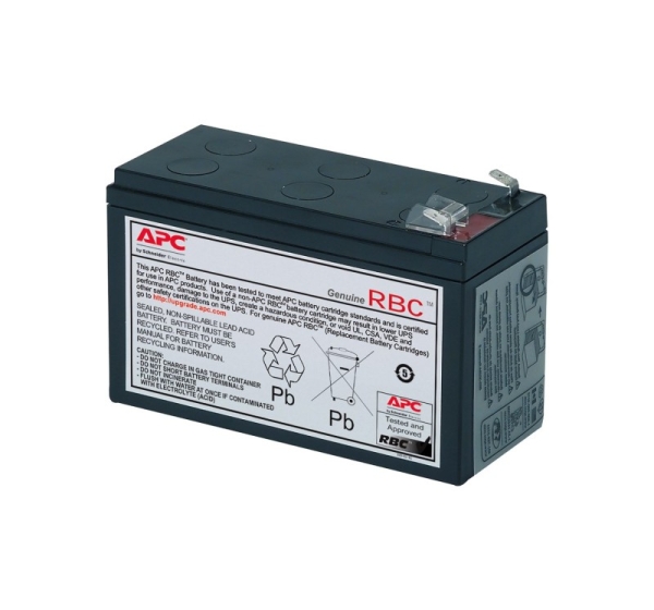 APC Replacement Battery Cartridge, Valve regulated lead–acid battery, 7Ah, 12VDC, 2-year warranty