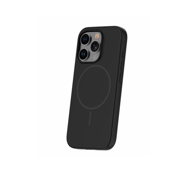 iLike Apple  iPhone 16 Pro Max Soft Touch Silicone case With Magnetic Black
