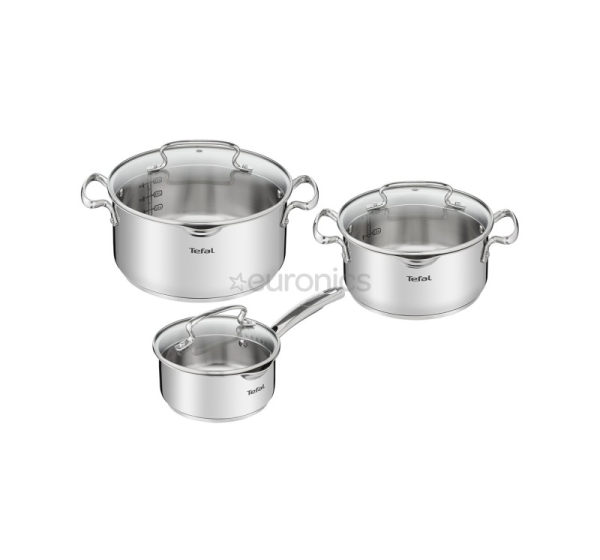 Tefal Duetto+, нерж. сталь - Комплект кастрюль