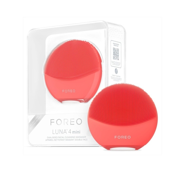 Foreo LUNA™ 4 mini, sarkana - Ierīce sejas ādas attīrīšanai