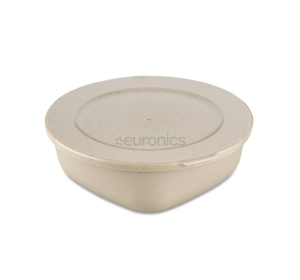 Koziol CONNECT BOX 1.3 L, light brown - Box with lid