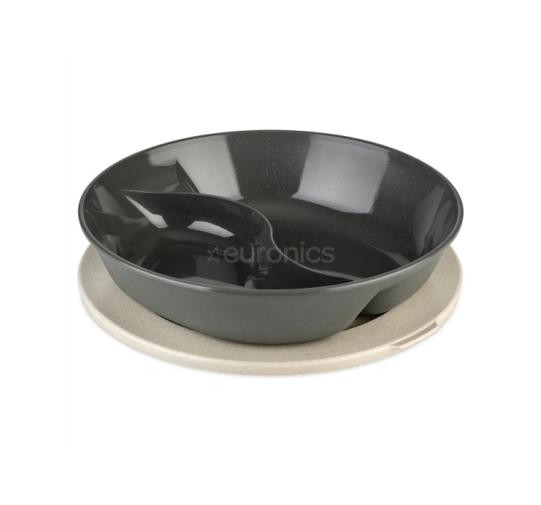 Koziol Connect Separee, 1.5 L, nature ash grey - Plate with lid