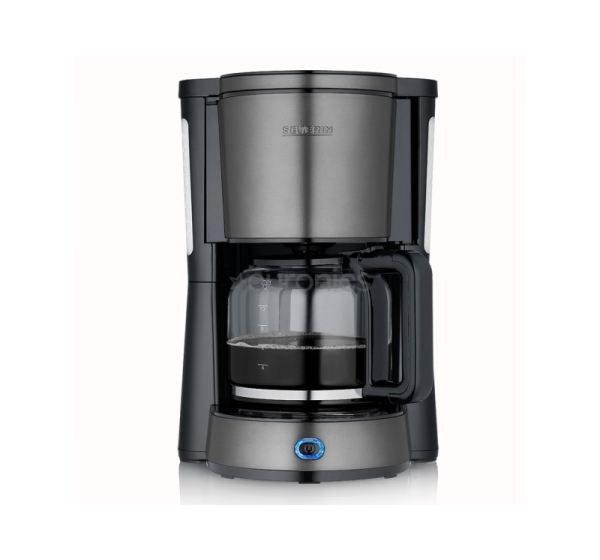 Severin, 1000 W, 1.25 L, tumši pelēka - Kafijas automāts ar filtru