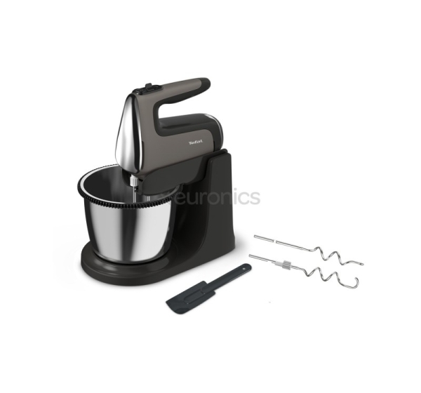 Tefal Powermix Silence, 850 W, tumši pelēka - Rokas mikseris ar trauku