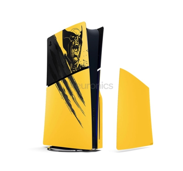 Sony Marvel's Wolverine Battle Yellow Limited Edition Console Cover, PlayStation 5 Slim, yellow / black - Cover