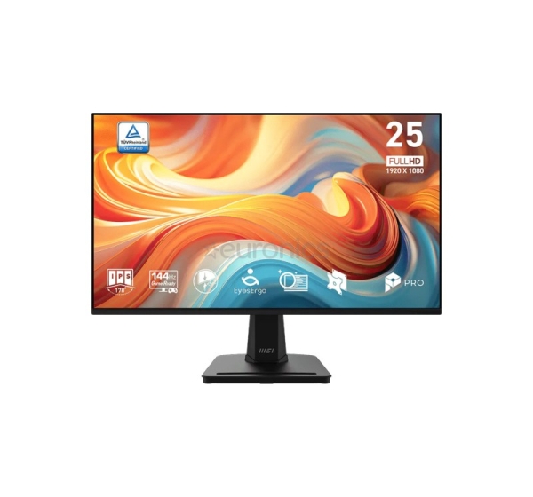 MSI PRO MP251 E14L, 25'', 144 Hz, melna - Monitors