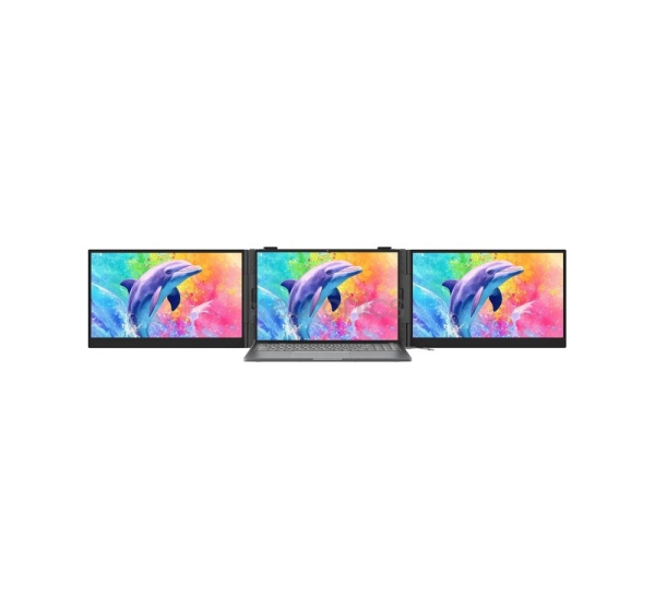 BlackView DCM8 Pro Dual Portable, 15,3'', WUXGA, USB-C, pārnēsājams, pelēka - Monitors