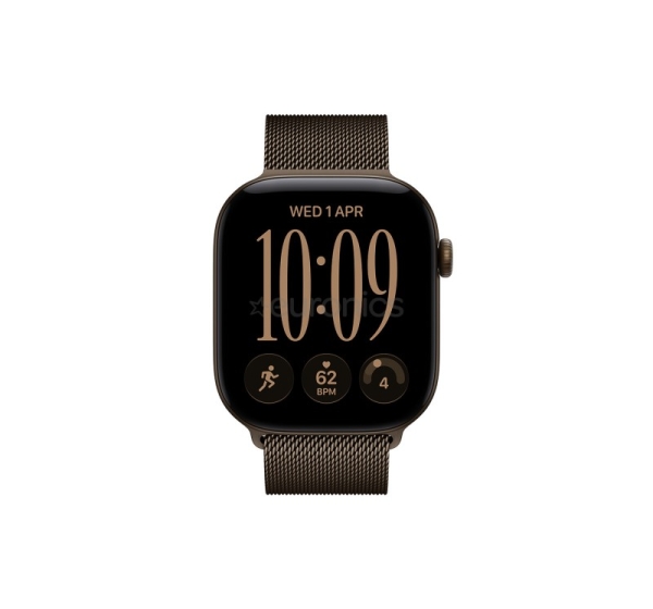 Apple Watch 12, 42 mm, GPS+5G, alumīnijs, Milanese Loop, bronza / bronza - Viedpulkstenis