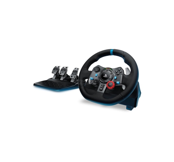 Logitech G29, PS4 / PS5 / PC, melna - Spēļu kontrolieris stūre
