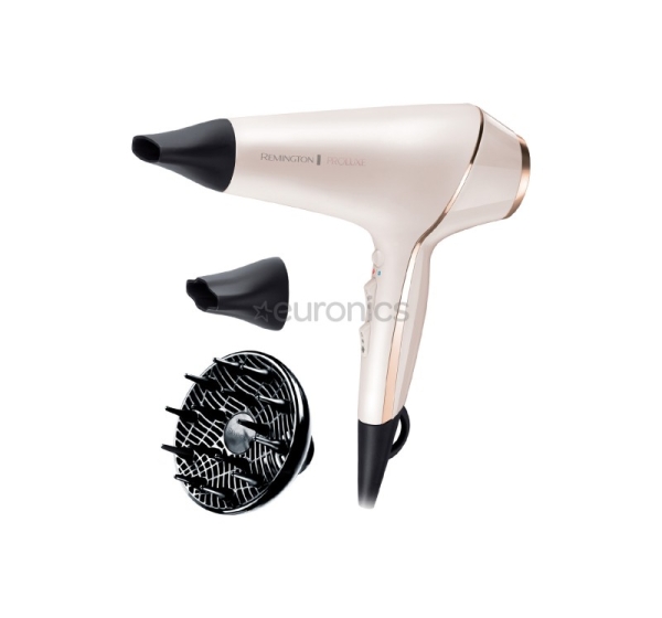 Remington ProLuxe, 2400 Вт, жемчужно-белый - Фен