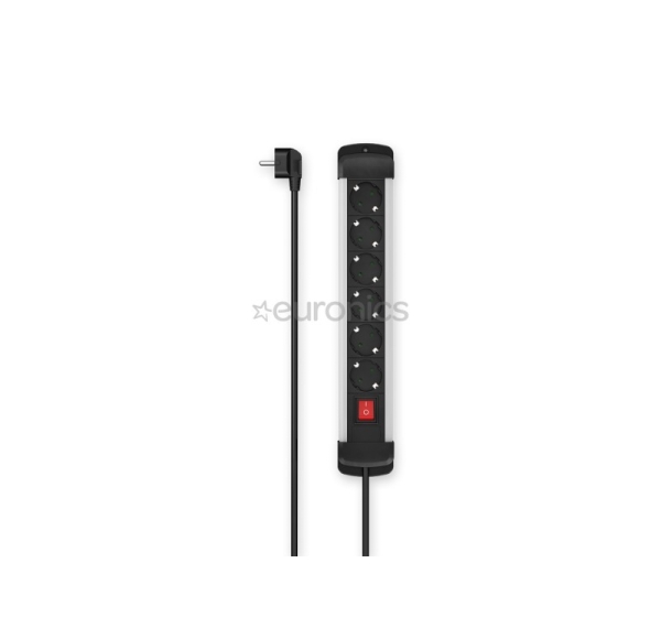 Hama Power Strip, 3 м, алюминий - Удлинитель