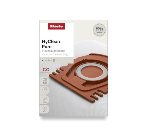 Miele HyClean Pure CO, 4 шт. - Мешки-пылесборники