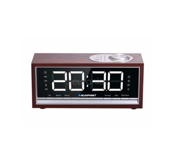 Blaupunkt Clockradio CR60BT, brūna - Radio pulkstenis