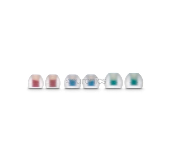 Hama Silicone Replacement Ear Pads, 6 gab., caurspīdīga - Austiņu maiņas uzgaļi