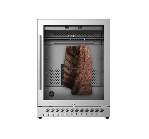 Caso DryAged Master 125, 125 L, augstums 83 cm, melna/nerūsējošā tērauda - Nogatavināšanas skapis