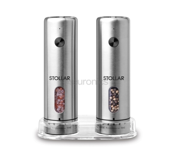 Stollar the Salt & Pepper SSP500, nerūsējošā tērauda - Sāls un piparu dzirnaviņas