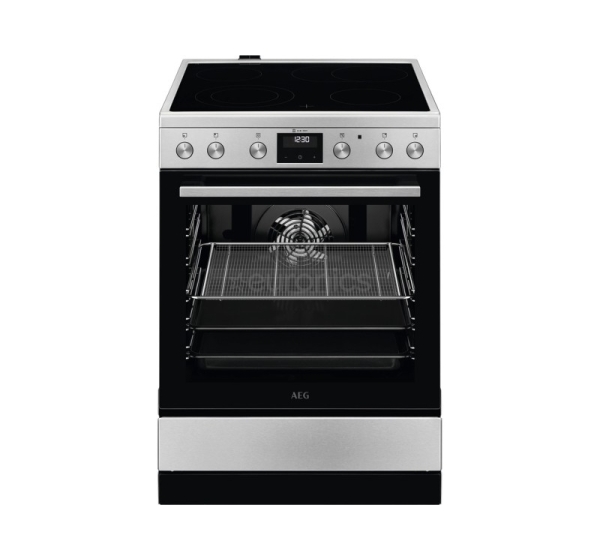AEG 5000 Surround Cook, 73 л, ширина 60 см, нерж. сталь - Керамическая плита