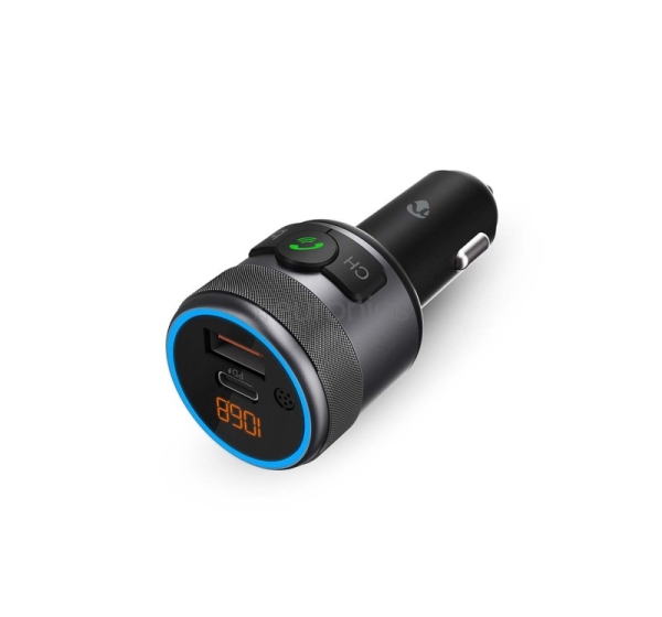 Nedis Car FM Transmitter, black - FM transmitter
