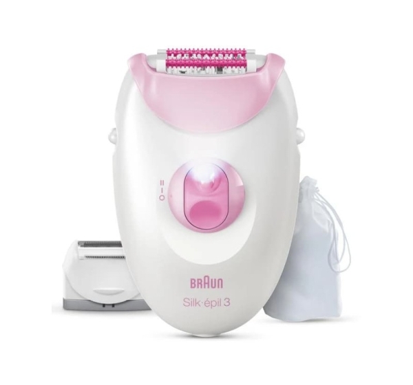 BRAUN Silk 3 epilators ar piederumiem