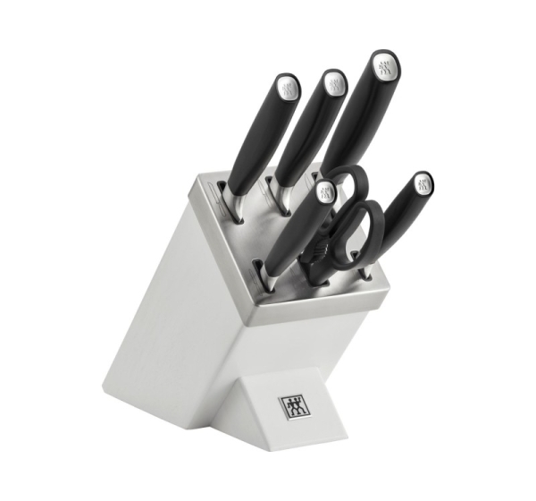 Set of 5 knives in a self-sharpening block Zwilling All * Star - Silver