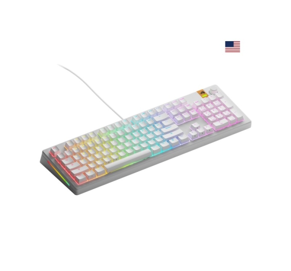 Glorious Gaming GMMK 3 HE 100% Prebuilt Wired White - US