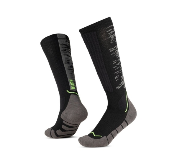 BUFF Merino HW Over The Calf Socks HW02, Black, L