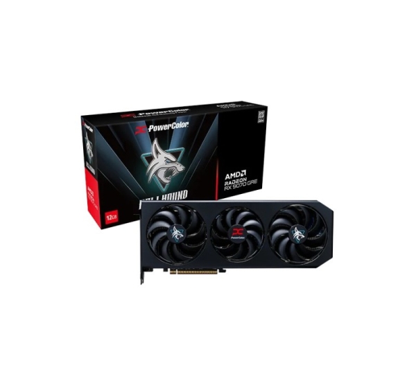 PowerColor Hellhound AMD Radeon RX 9070 GRE 12GB GDDR6