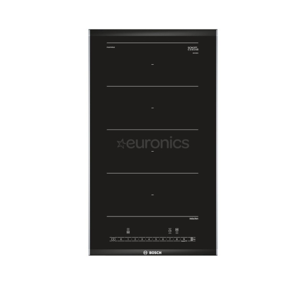 Bosch Serie 6, width 30.6 cm, steel frame, black - Built-in Induction Hob
