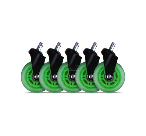 Rubber wheels for gaming chair, EL33T