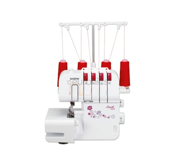 Brother, white/red - Overlok