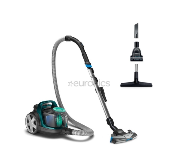 Philips PowerPro Active, 900 W, bagless, black/green - Vacuum cleaner