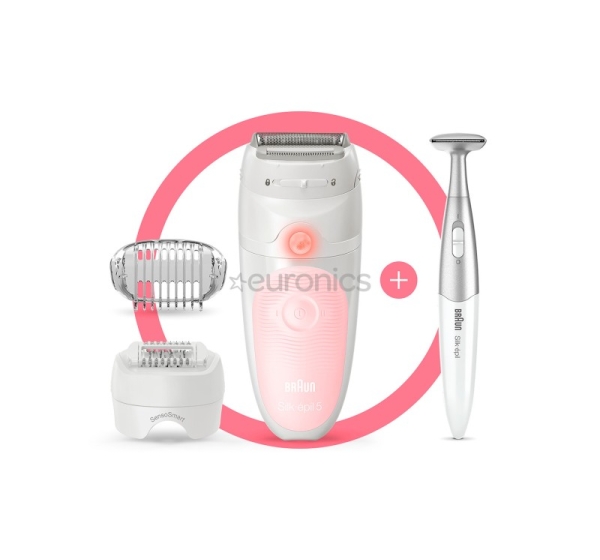 Braun Silk-épil 5, white/pink - Epilator set