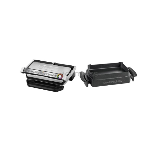 Tefal Optigrill+ + Snacking and baking XL, 2000 W, black/inox - Electric grill + baking accessory