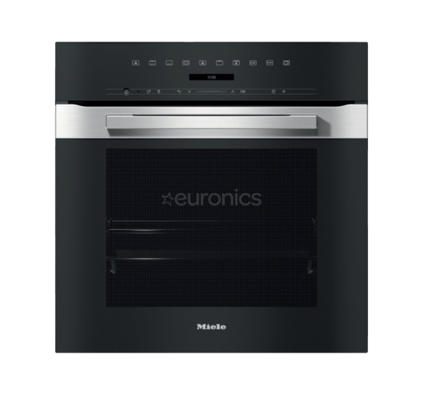 Miele, catalytic cleaning, 76 L, inox/black - Built-in Oven